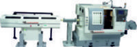 Torno CNC con alimentador automático de barras 
